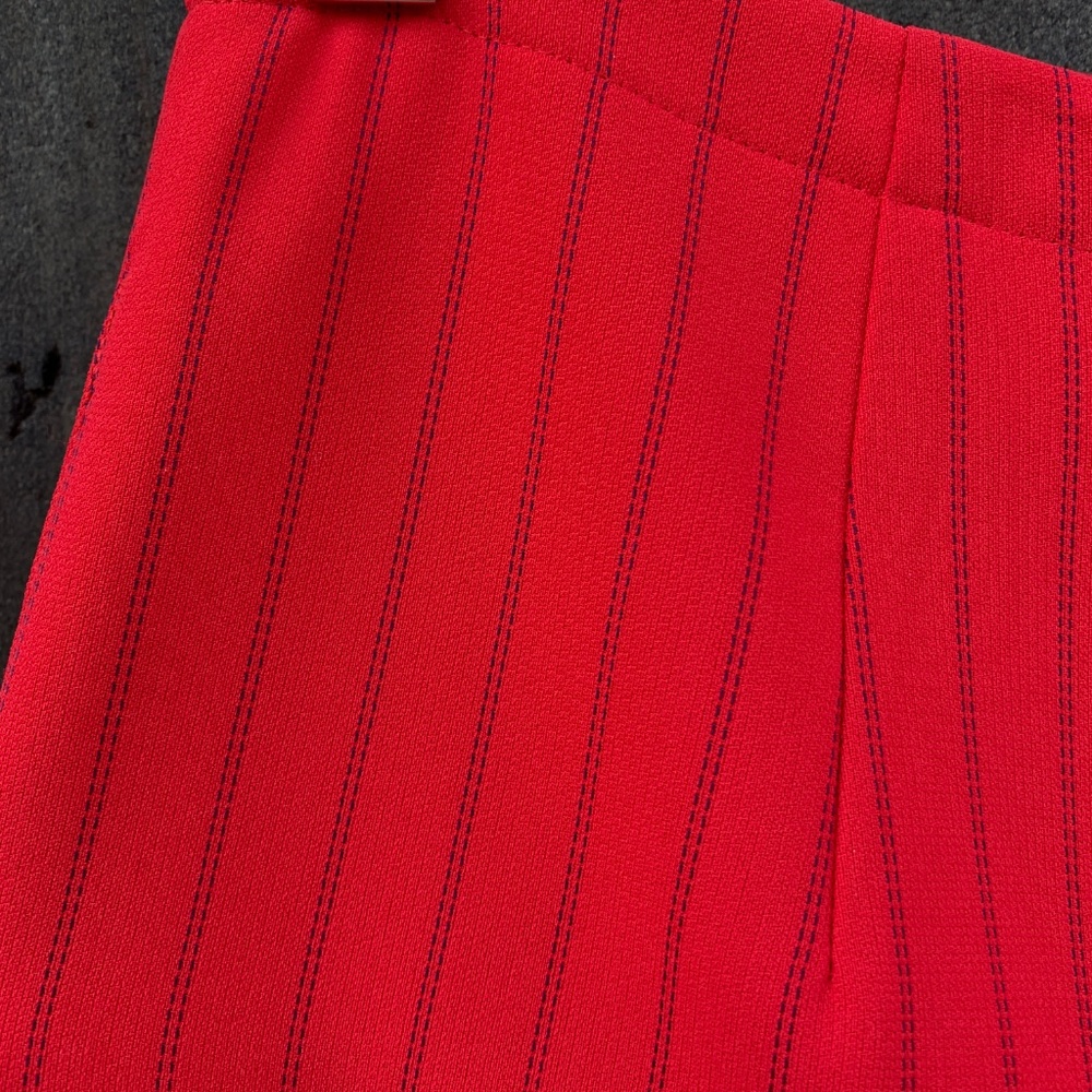 Euc Pendleton Pinstriped Red Trousers Size 6 - image 2